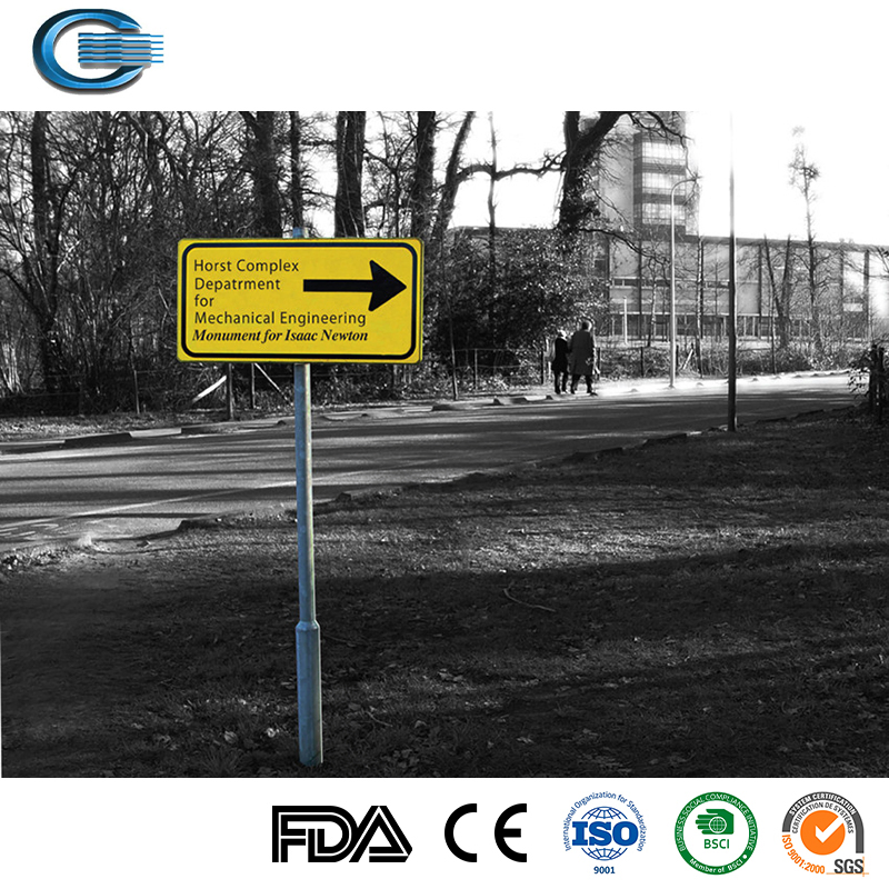 Huasheng Engineering Truck Toy Set 1: 55 Alloy Engineering Construction Machinery Excavator Guidepost Roadblock Kids