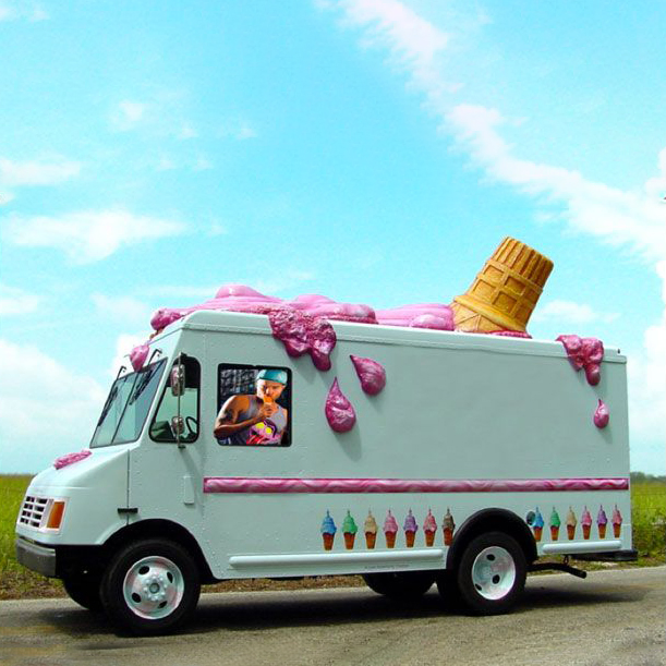 Mobile Food Ice Cream Hot Dog Cart Truck for Sale