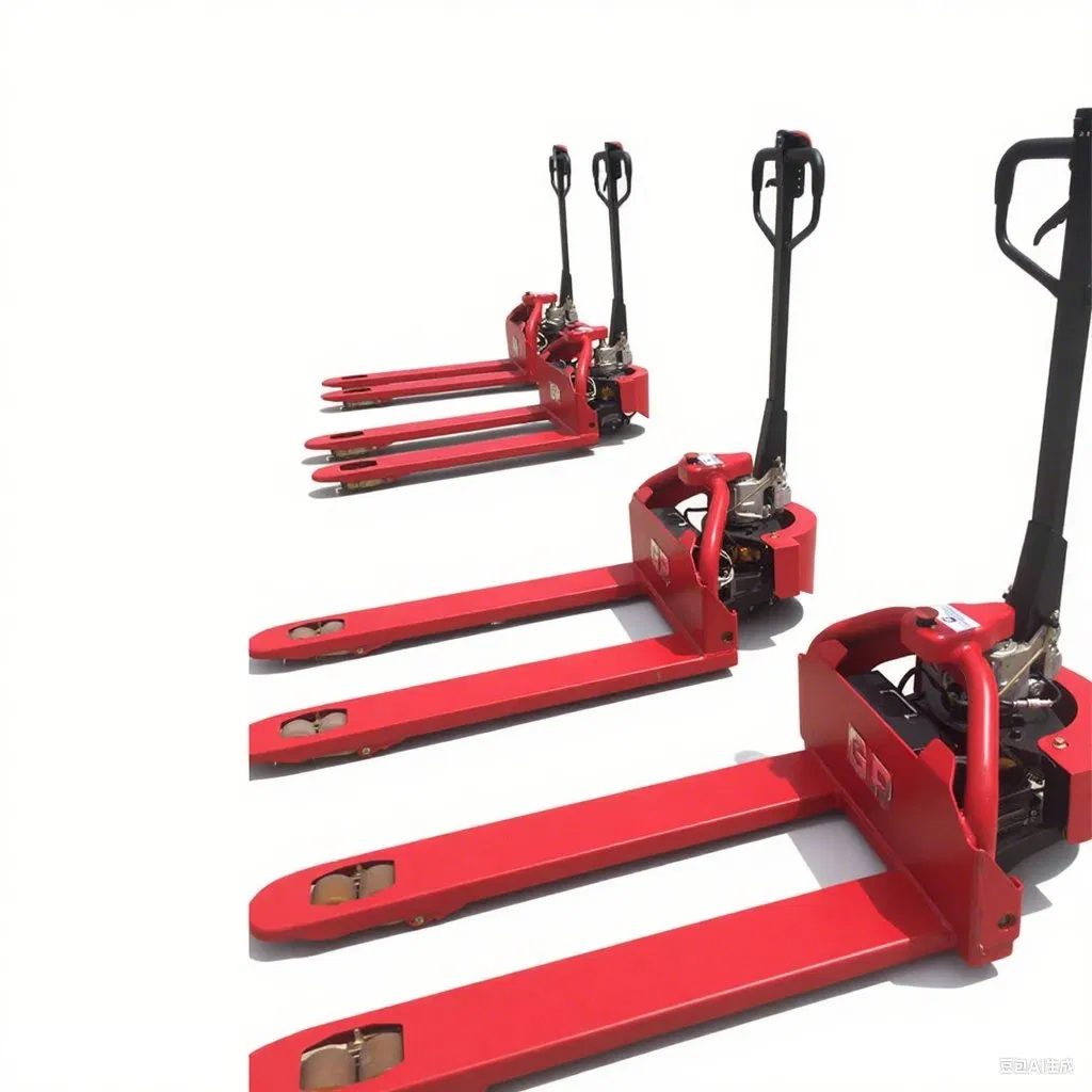 Gp in Shanghai New Product 2t 2.5t Semi-Electric Pallet Truck - Manual Push &amp; Powered Lift for Efficient Warehouse Handling