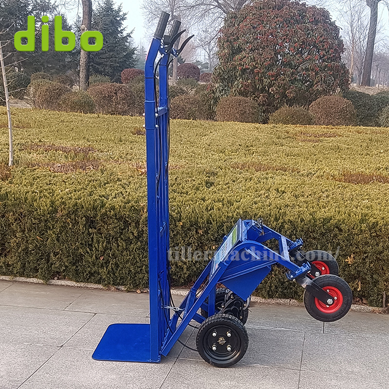 Heavy Duty Electric Push Trolley Warehouse Distribution Centers Manufacturing Facilities Industrial Settings Battery Operated Electric Platform Truck Transport
