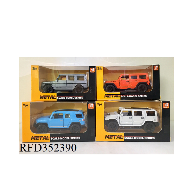 1: 39 Scale Alloy Army Truck Police Truck Toy Car with Sound and Light