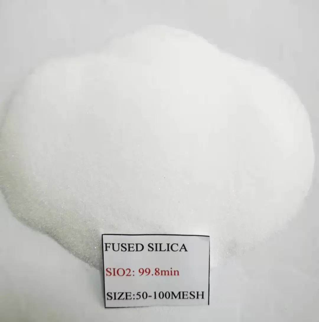 Top Grade a Quartz 50-100 Mesh Fused Silica Sand with Sio2 99.95%