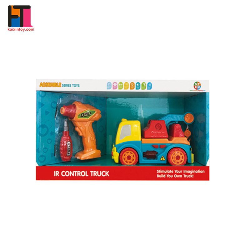 DIY Take Apart Toy Truck Boys Stem Toy Plastic RC Kid Toy Truck