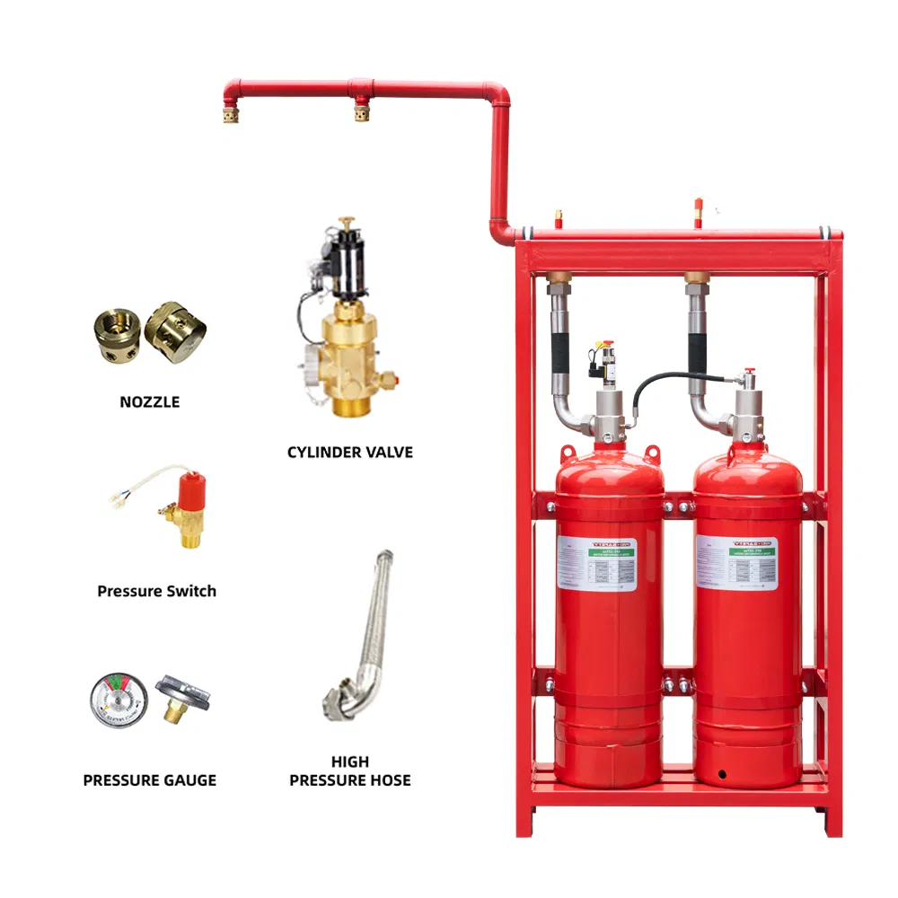 Clean Agent Novec1230 Fk-5112 FM200 Hfc-227ea Total Flooding Fire Suppression System From Factory Fire Extinguisher Factory