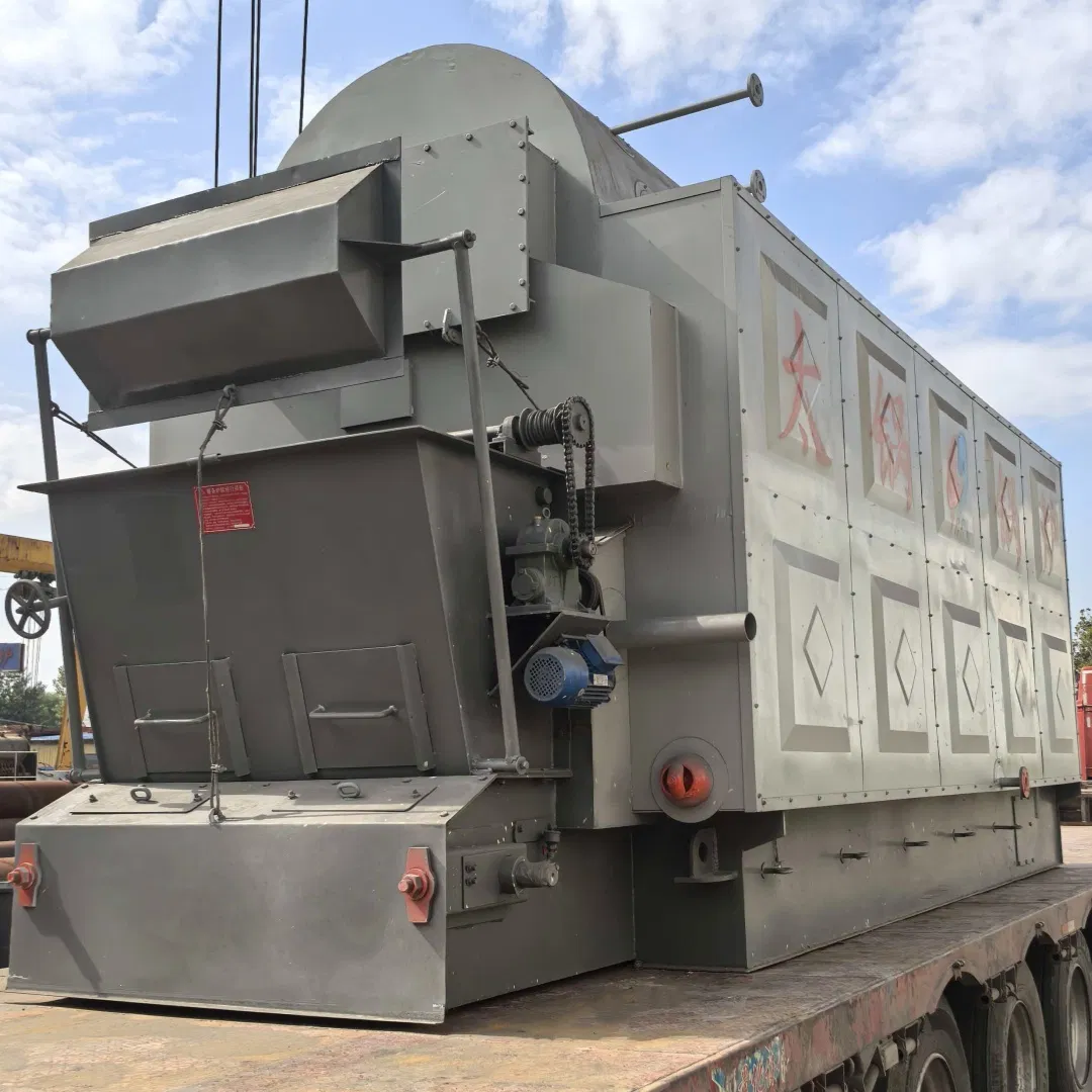 Industrial Full Automatic Dzl Horizontal Single Drum Chain Grate Fire Tube 1000 Kg/Hr Biomass Coal Biomass Fired Steam Boiler for Sale