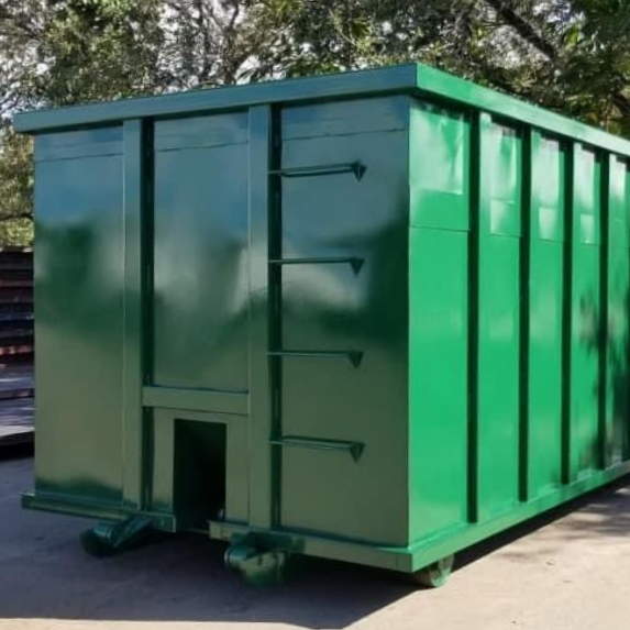 Standard Duty Rectangle Style Outdoor Mobile Scrap Metal Garbage Dumpster