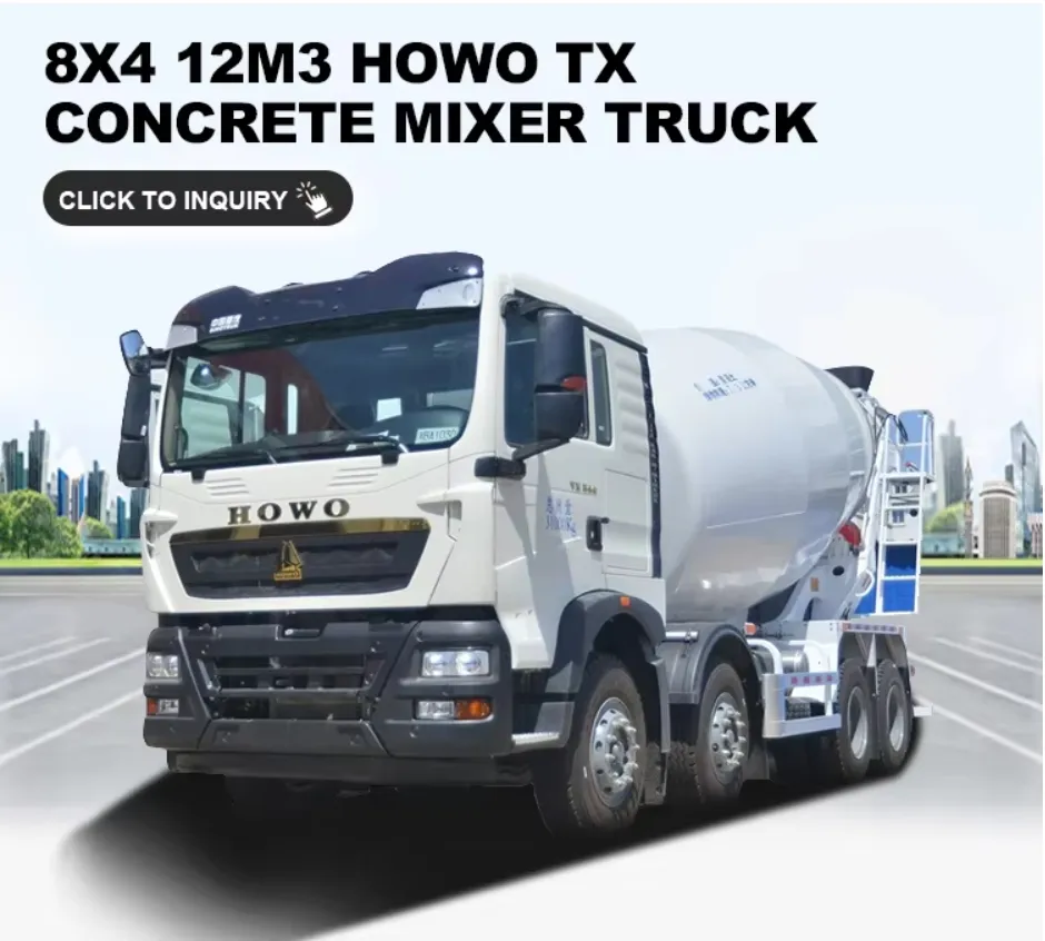 HOWO Concrete Mixer Truck Side View
