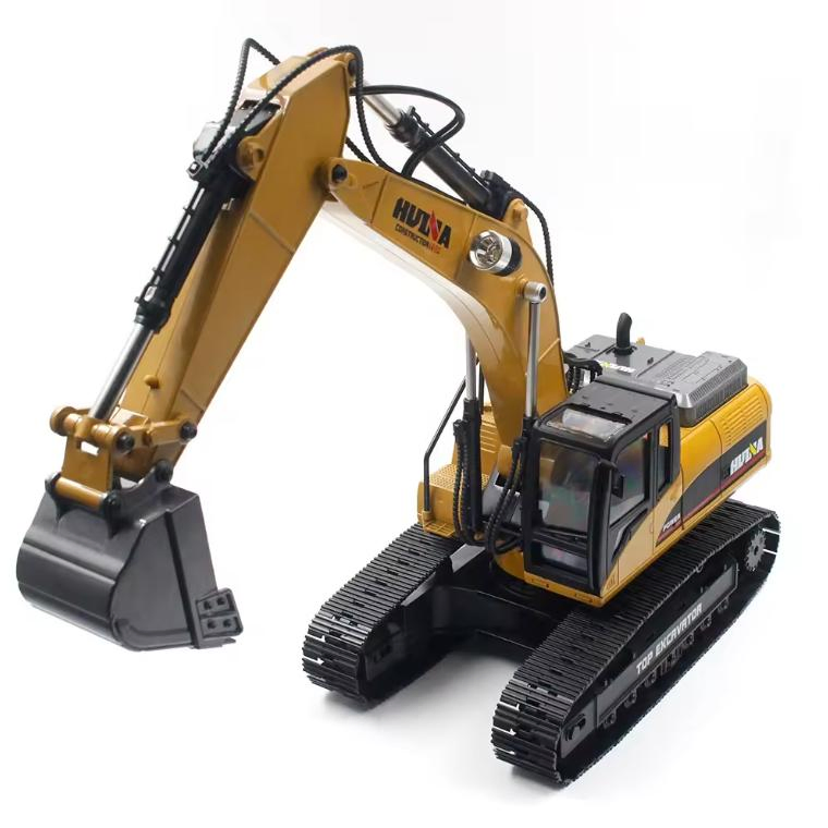 RC Excavator Toy Truck 2.4GHz 1/14 Scale 23CH All Metal Remote Control Digger Construction Trucks for Kids