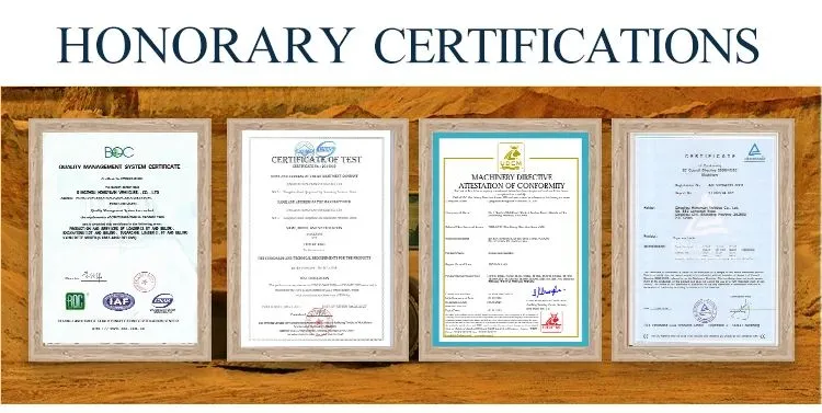 Certificates