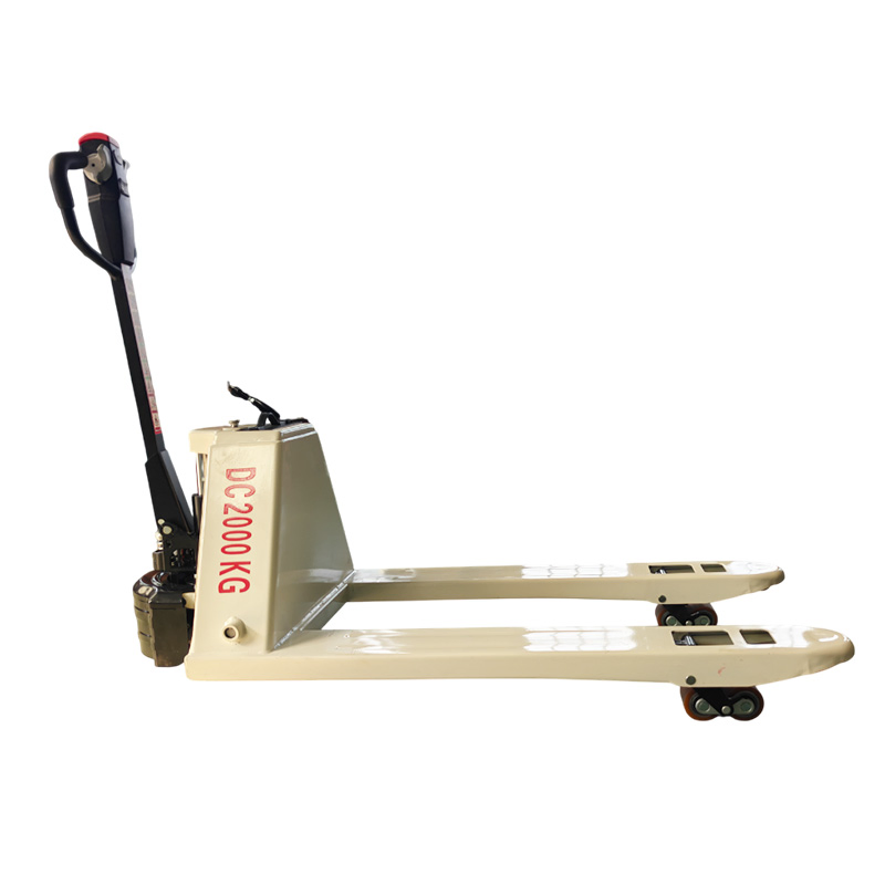Low Noise Electric Pallet Truck for Indoor Warehouse Cargo Handling 2 Ton Electric Pallet Truck