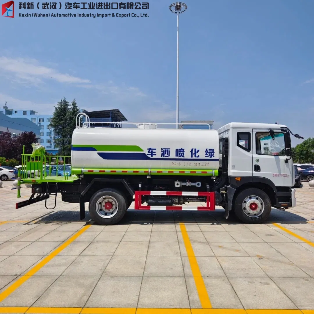 HOWO Dongfeng Foton Water Tanker Truck 4X2 6X4 8X4 5000L 10000L 20000L Water Sprinkler Truck Road Cleaning Dust Suppression Water Bowser Customizable for Sale