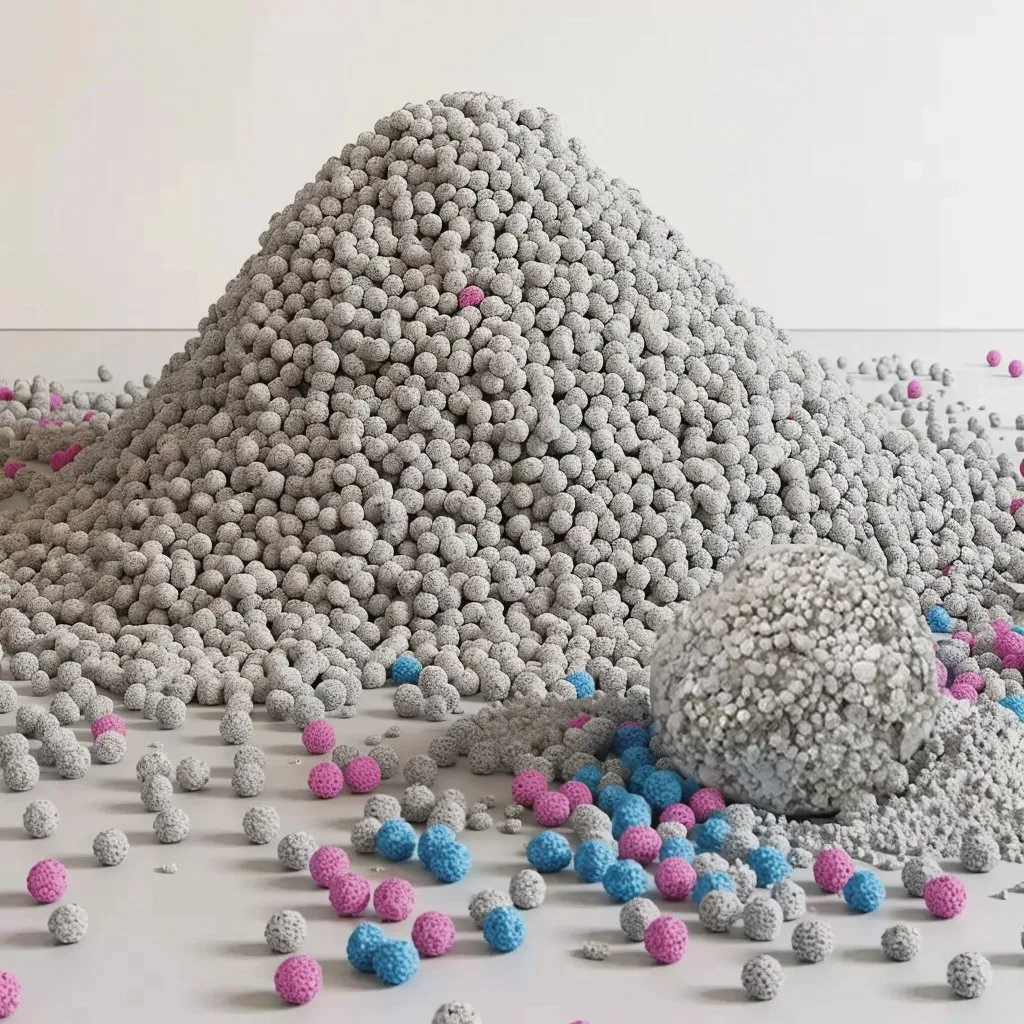 Keep Your Cat's Paws Dry Ultra-Absorbent Moisture-Controlling Bentonite Sand Long-Lasting Economical Clay Pellets Factory From China