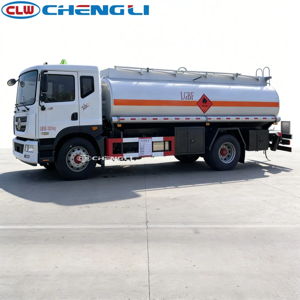 Fast Assembly Fuel Bowser Truck Dongfeng Dolica D9 12.75 Cbm 10t Tank with Refueling Pump