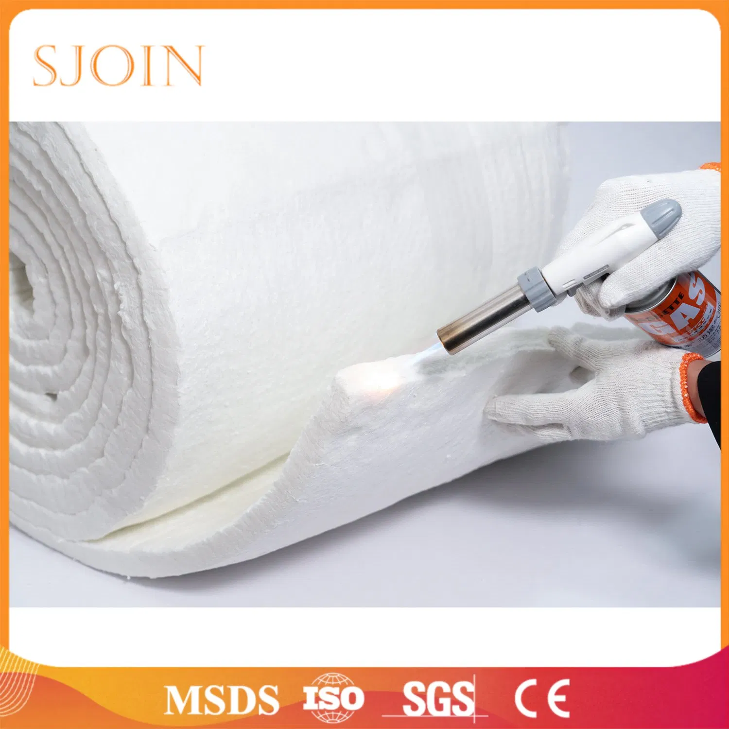 Thermal Insulation Material Rcf Aluminum Foil Furnace Heat Refractory Wool Fire Board/Paper/Cloth/Tape/Rope/Bulk/ Blanket Ceramic Fiber