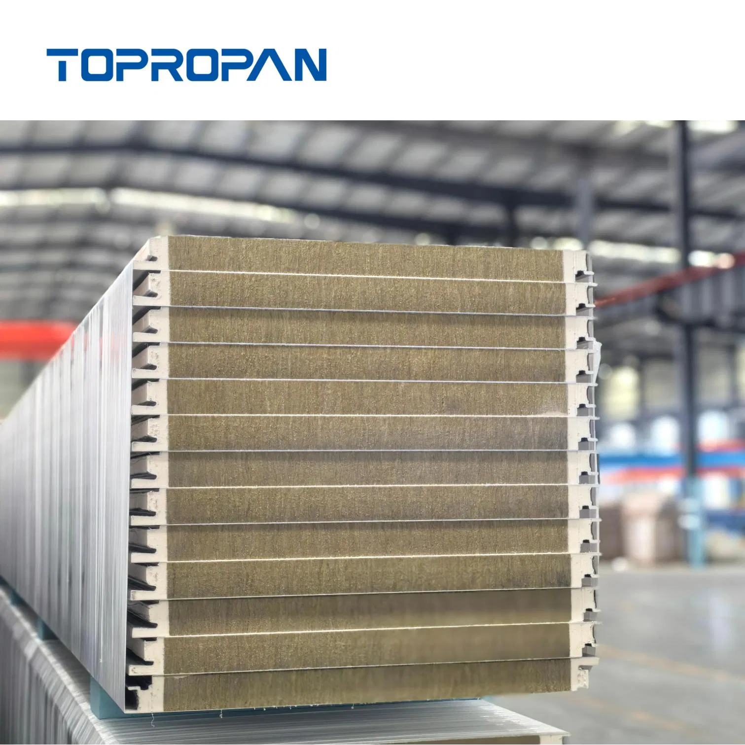 Factory Price Anti Fire Building Materials Rockwool PIR PU PUR Sandwich Wall Insulation Panel