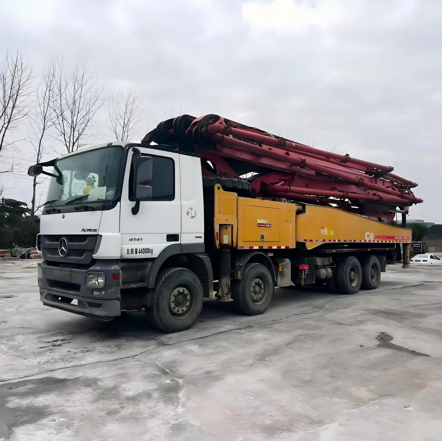 High Quality Original China Brand SA Ny 56m 60m 62m Customizable Used Concrete Pump Trucks for Sale