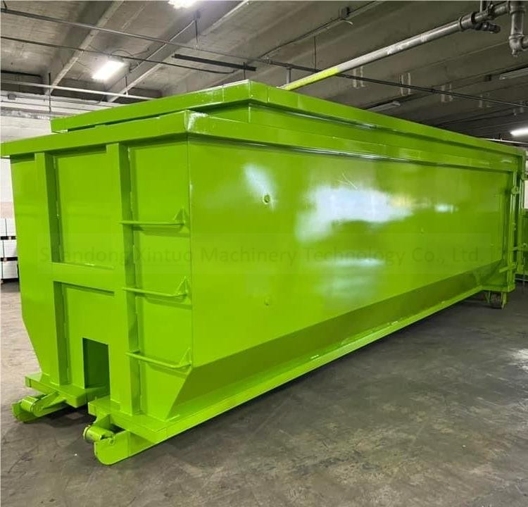 Standard Duty Rectangle Style Outdoor Mobile Scrap Metal Garbage Dumpster