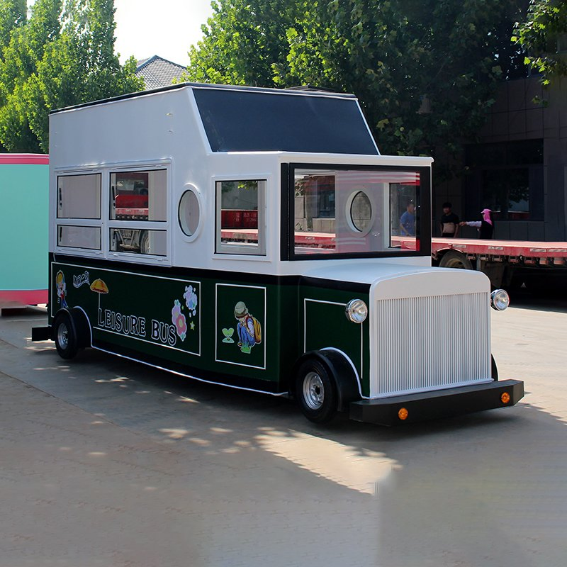 Support Customized Mobile Electric Food Truck with Full Kitchen Equipment