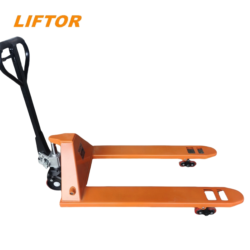 Pallet Truck for Sale PU Wheels Adjustable Manual Hydraulic Push Hand Pallet Truck Pallet Jack 5000kg with CE