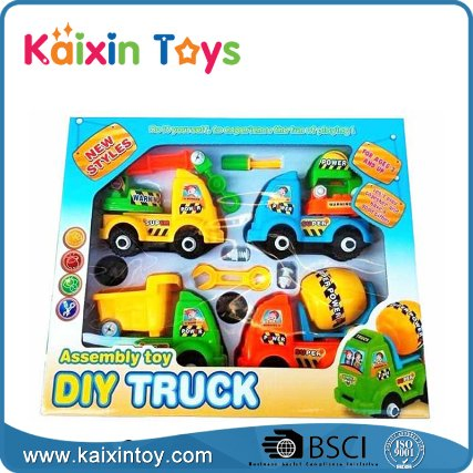 Take-Apart Truck Toy Stem Construction Vehicle Toy for Boys with Tools Ideal Gift for 3-5 Year-Old Toddlers