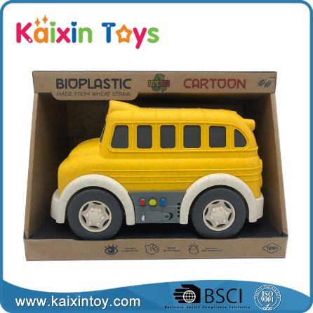 10405730 Wheat-Straw Recyclable Materials Sliding Truck with Sound Light Bio-Plastic Car Toy
