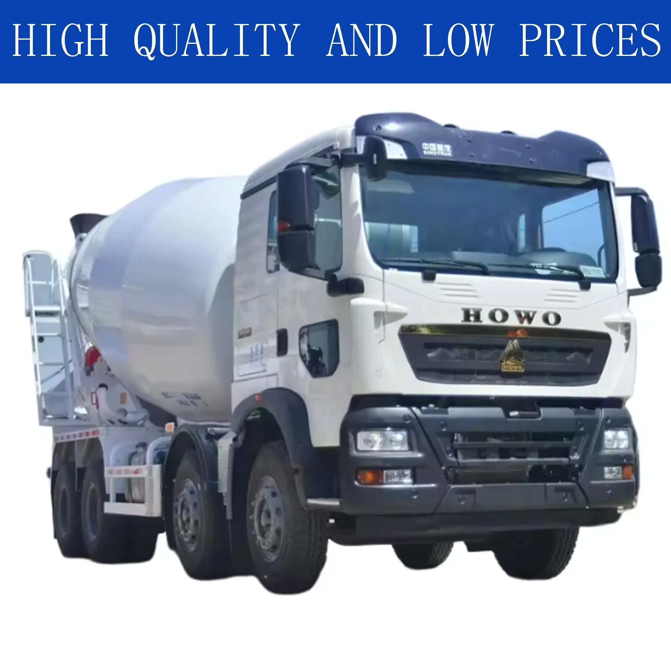 Used HOWO Used Truck for Toy Factory Construction with Colorful Body Paint 8X4 480HP/430HP/380HP/371HP Concrete Mixer Truck