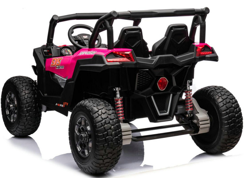 4X4 UTV 24V 2-Seater Electric Car for Big Kids Electric Ride on Toy Truck 4WD EVA Tires Wheels &amp; Real Suspension System