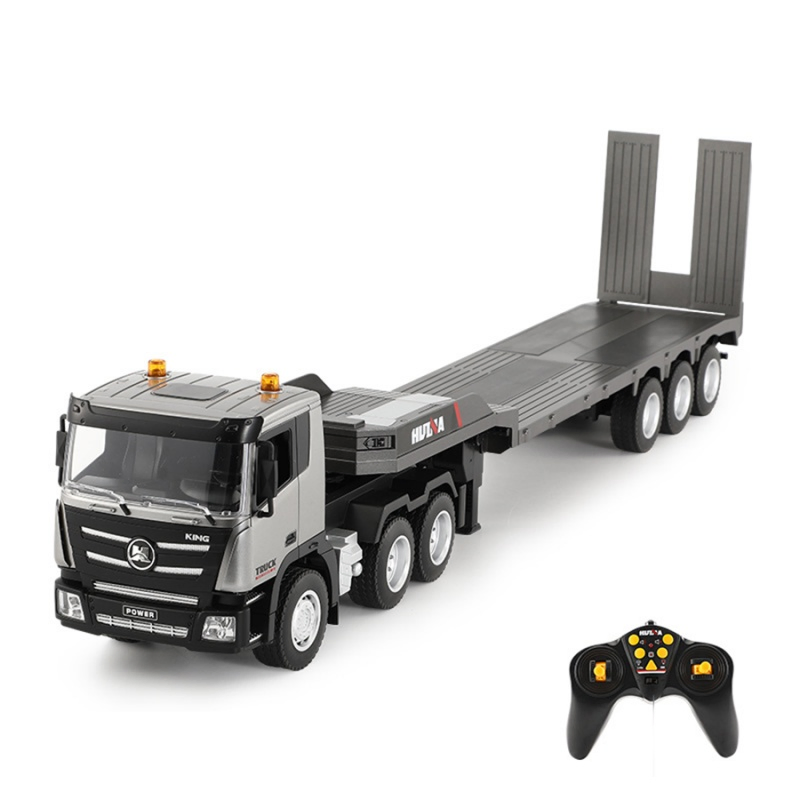 Hot Selling 2.4G 1/18 RC Car Truck Brushless Remote Control Trailer RC Flatbed Truck Metal Diecast Model Boys Toy Kids Car for Kids