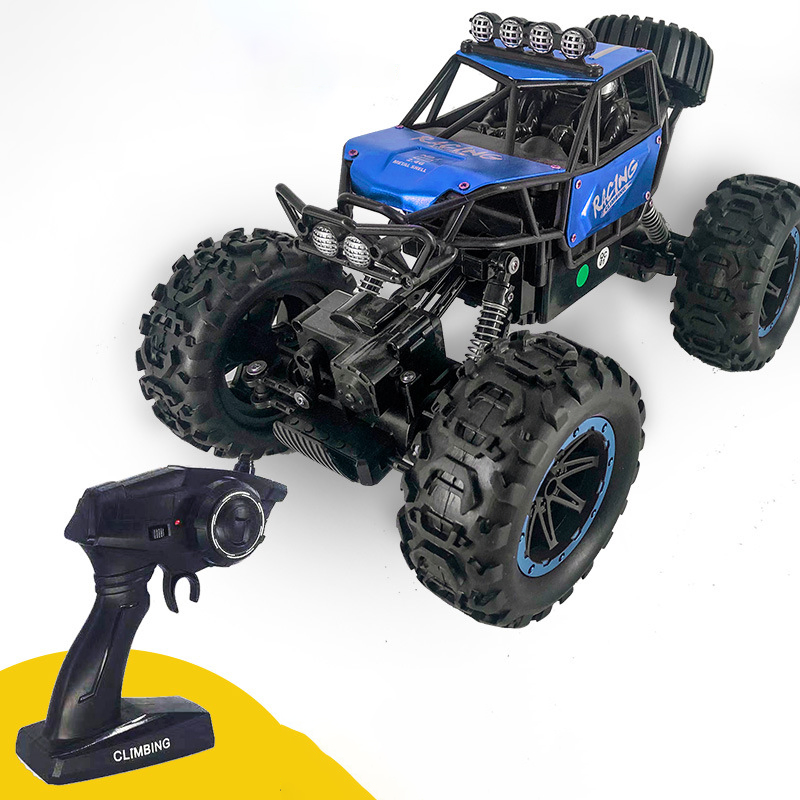 All-Terrain 6-Wheel Remote Control Car - Rechargeable 7.4V Monster Truck for Mud, Snow, and Backyard Jumps
