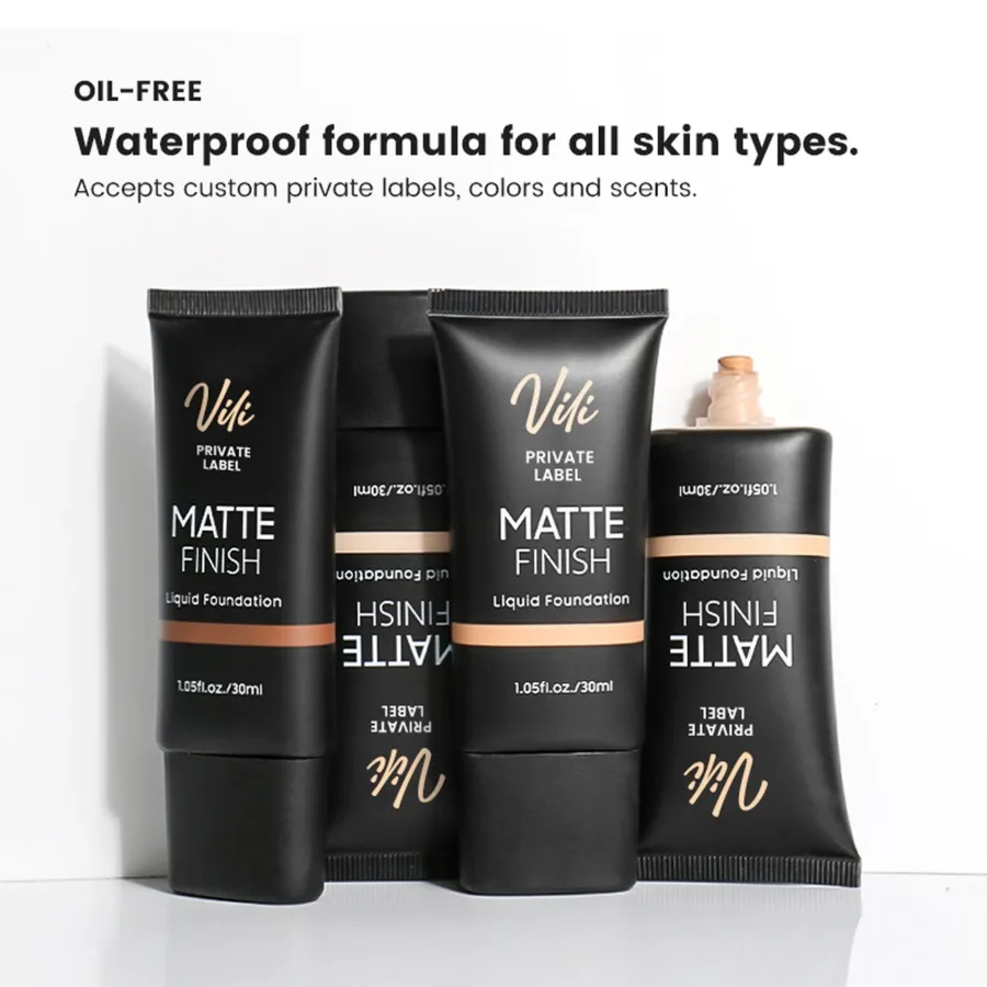 Sweat Resistant Custom Liquid Coverage Foundation