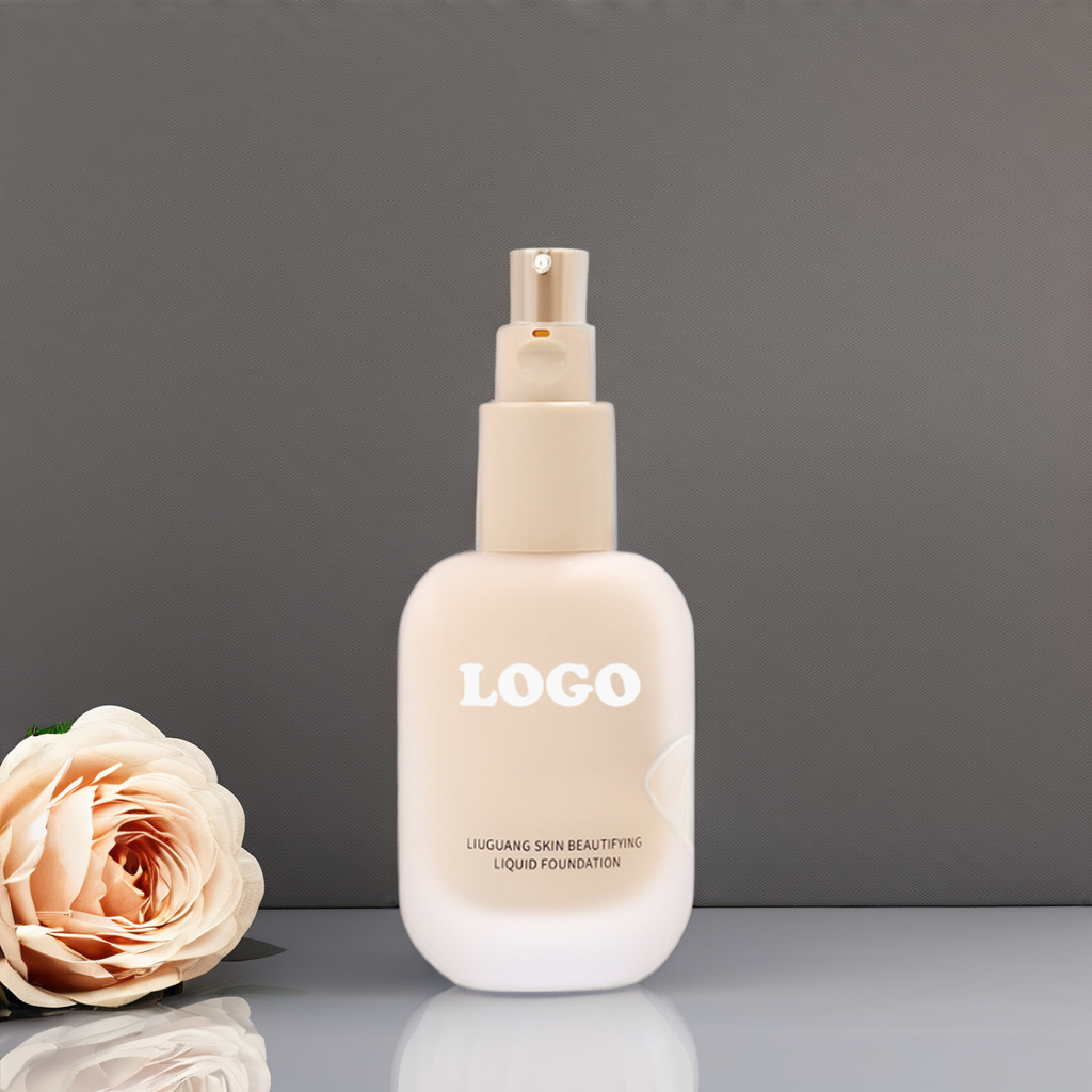 Customized Matte SPF 50 Beeswax Foundation Dewy Waterproof Liquid Tan for Black Women with Light Coverage Makeup