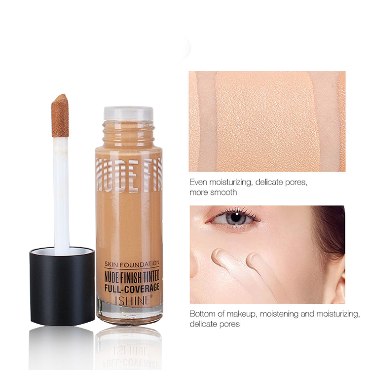 High Pigment Water Resistant Long Lasting Face Concealer Matte Liquid Foundation
