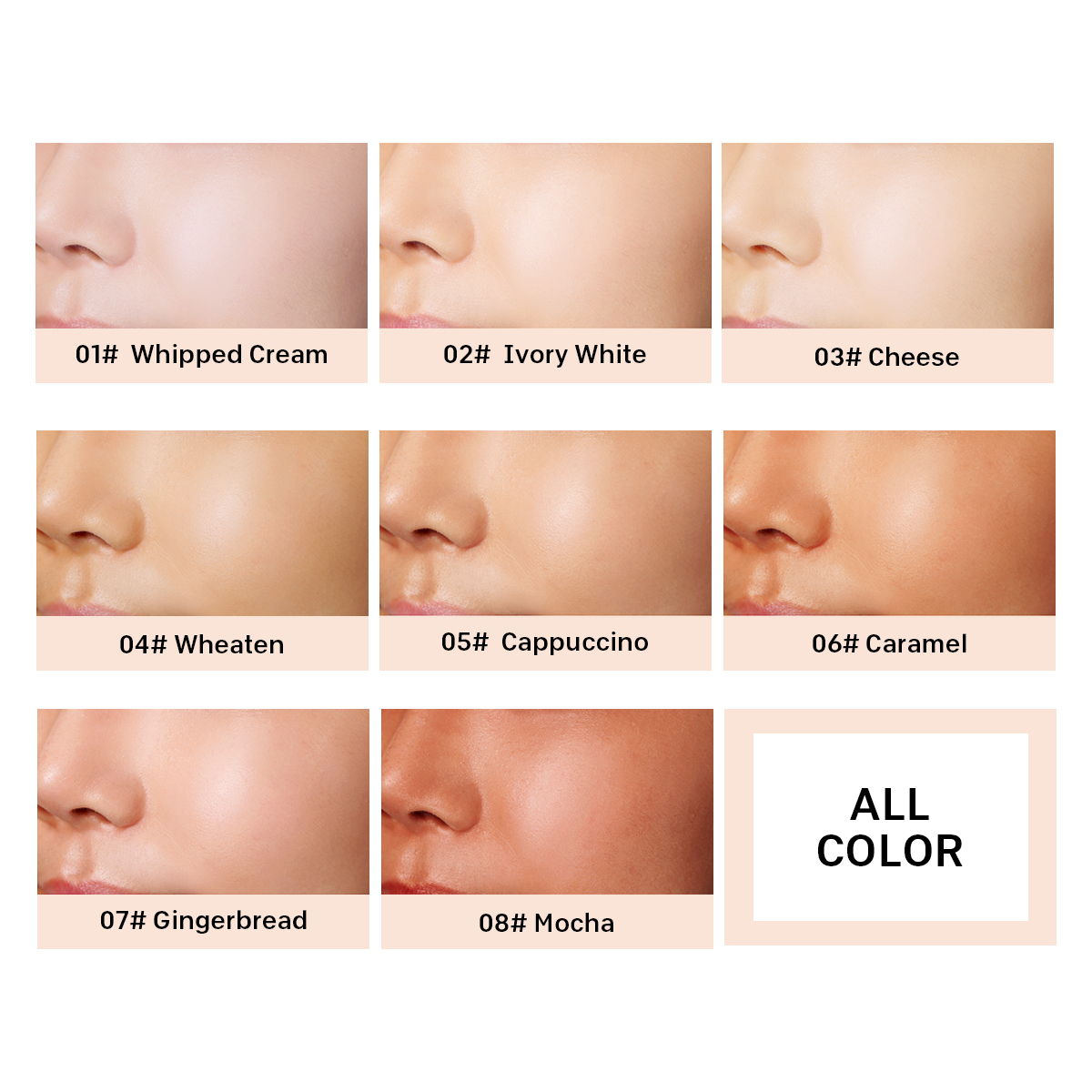 Low MOQ Retail Makeup Liquid Foundation for All Skin Types Oil Control Full Coverage Waterproof Long Lasting Matte Foundation