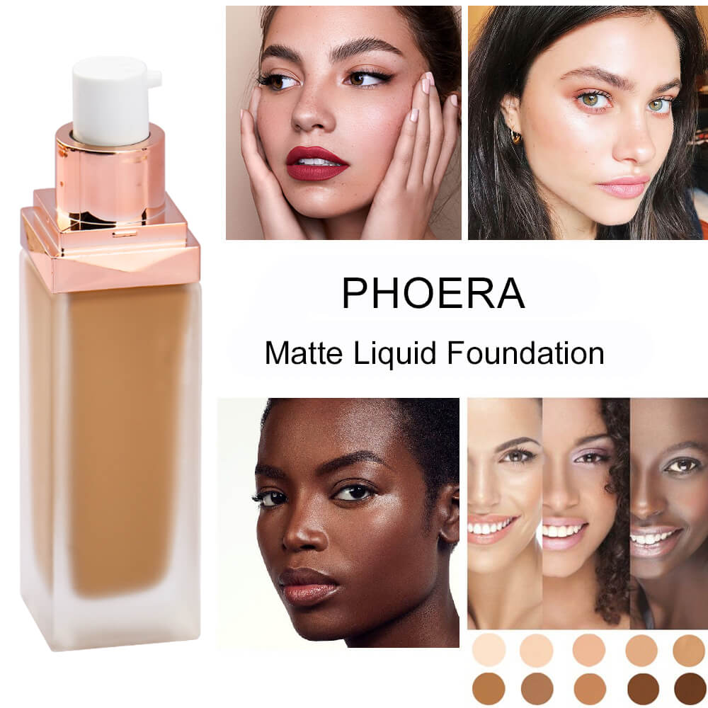 Best Full Coverage Foundation Liquid Foundation Waterproof Matte Cosmetics Private Label High Quality Makeup Liquid Makeup
