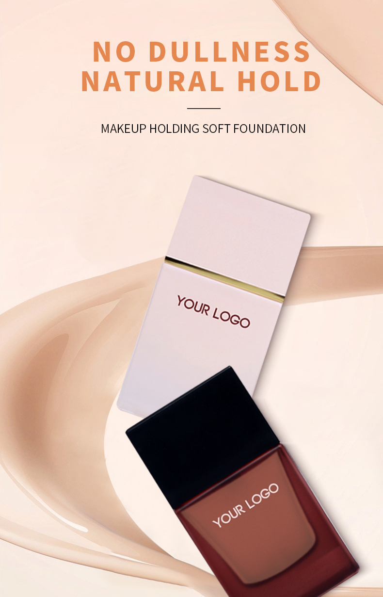 Glow Vegan Poreless Liquid Foundation Concealer