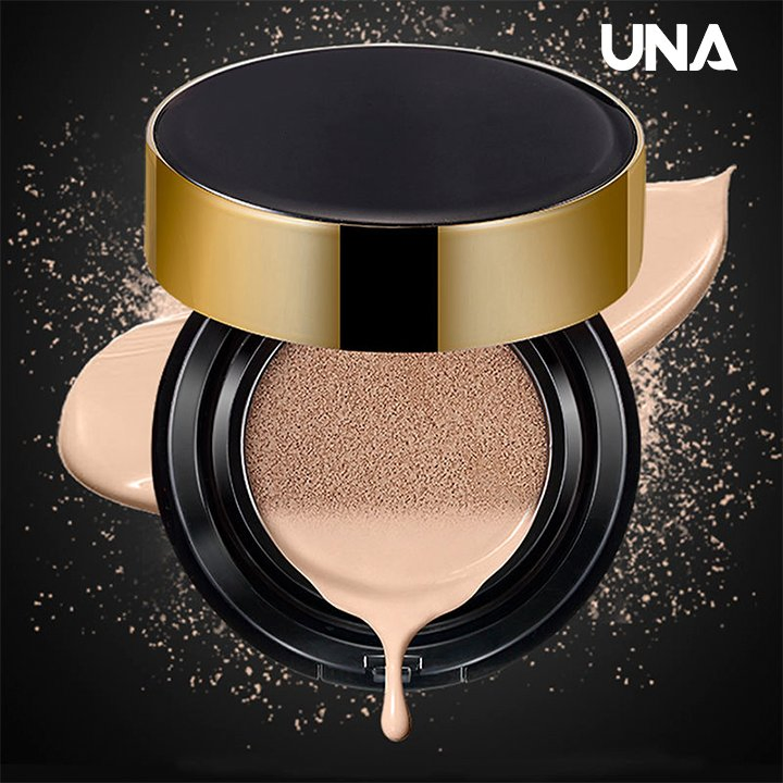 2 in 1 Air Cushion Foundation Pressed Powder Mineral-Based Bb Cc Cream Makeup Powder Dark Circle Coverage Dual Purpose Foundation