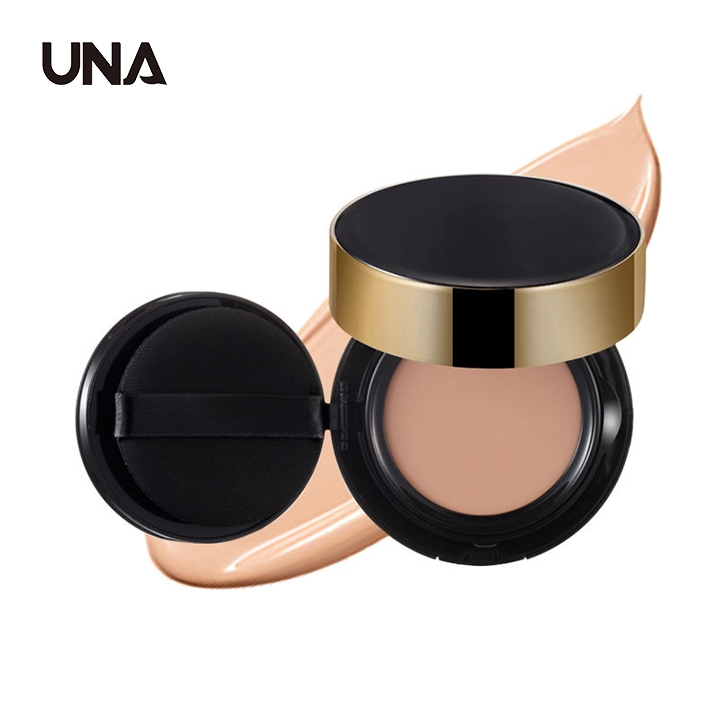 2 in 1 Air Cushion Foundation Pressed Powder Mineral-Based Bb Cc Cream Makeup Powder Dark Circle Coverage Dual Purpose Foundation