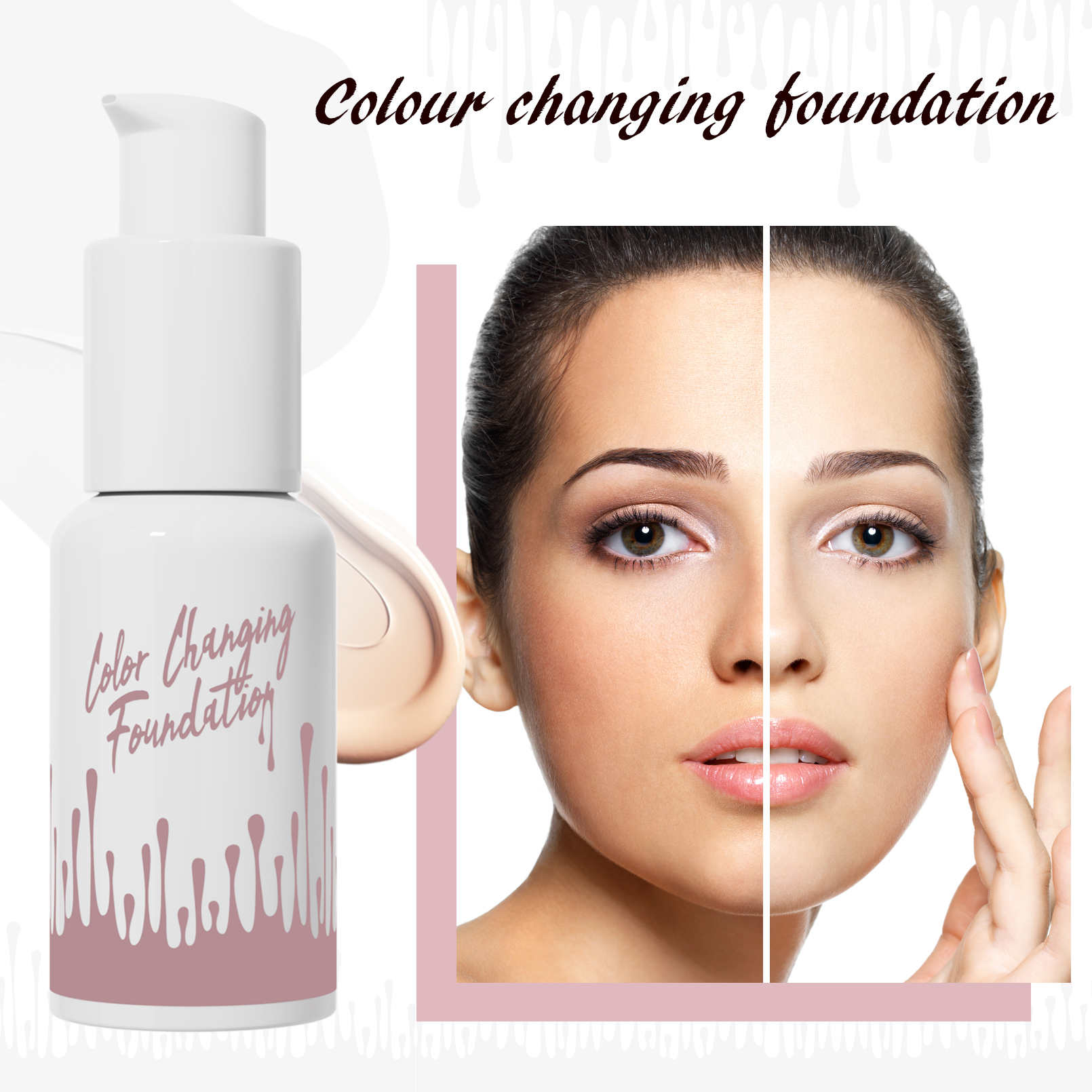 Long Lasting BB Cream Foundation Oil-Control Concealer Translucent Moisturizing Service for Normal Skin Type Chemical Ingredient