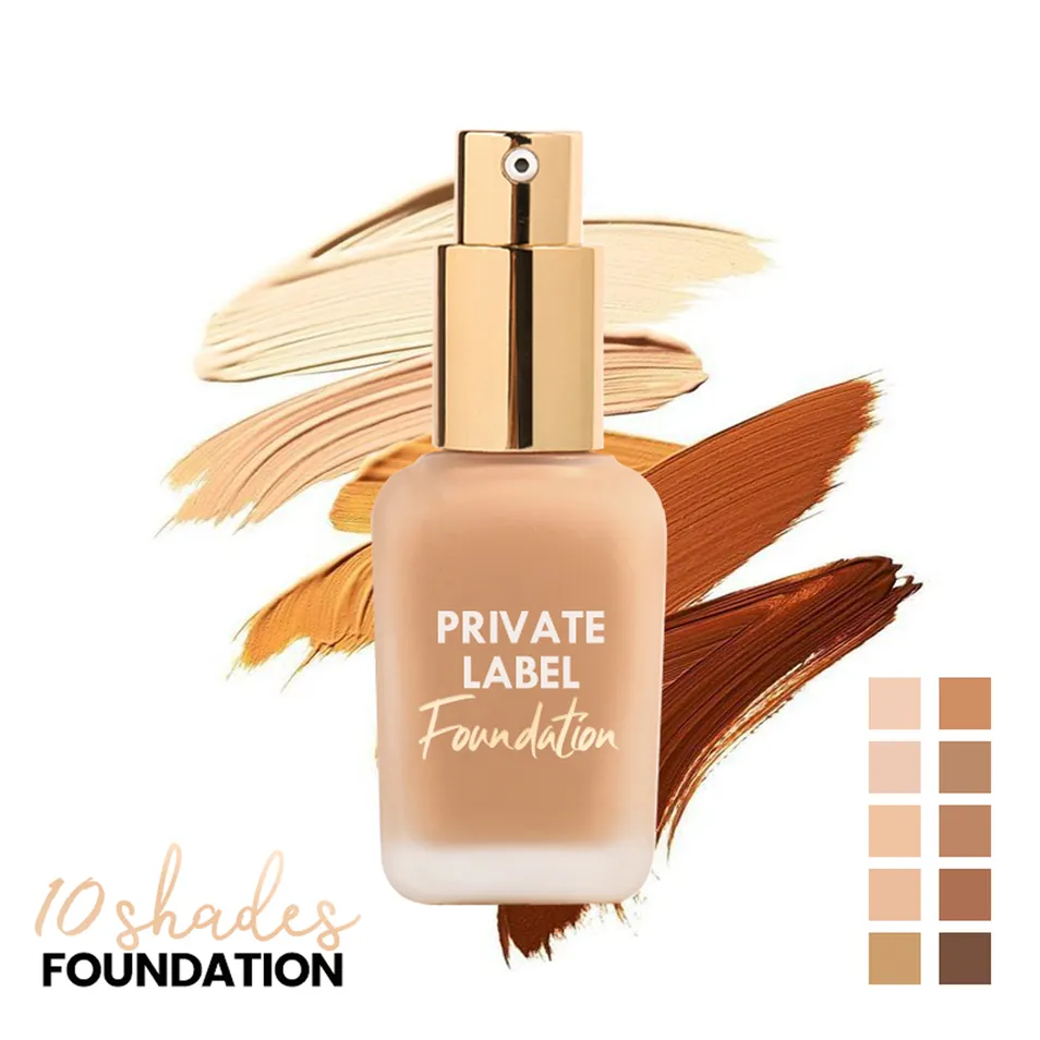 Improves Skin OEM Custom Liquid Face Foundation for Wedding