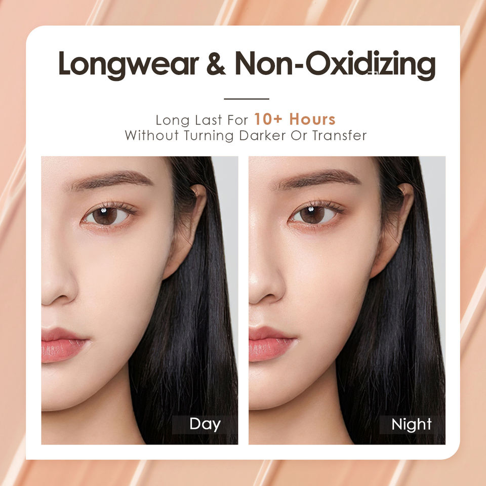 Private Label Full Coverage Moisturizing Concealer Remove Dark Spot Cream Wholesale Concealer Liquid Female Facial Foundation