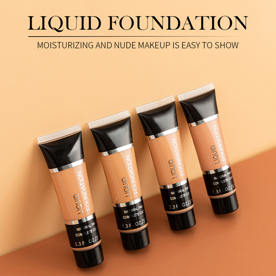 Moisturizing Brightening Concealer Full Coverage Foundation Natural Waterproof Long-lasting Oil-control Liquid BB Cream