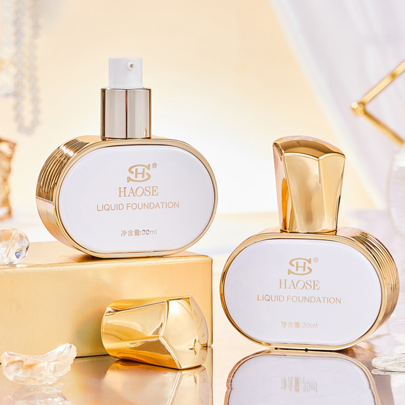 Customized Snail Essence Moisturizing Liquid Foundation Long-Lasting BB CC Cream Invisible Pore Air Cushion Dark Concealer