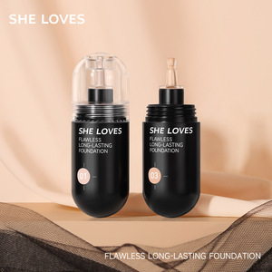 Foundation OEM Custom LOGO Long Lasting Waterproof Matte Full Coverage Liquid Cream Foundation for Professional Makeup Supplies