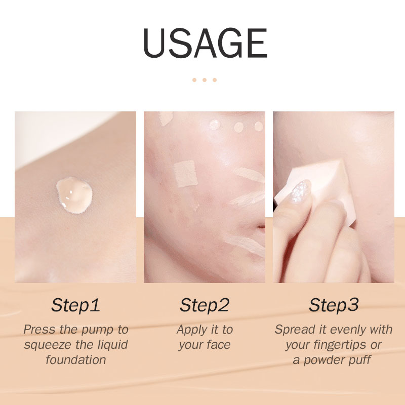 LAIKOU China 18 Hours Long Lasting Makeup Look BB Cream and Cc Cream Liquid Concealer Foundation Face Natural Organic