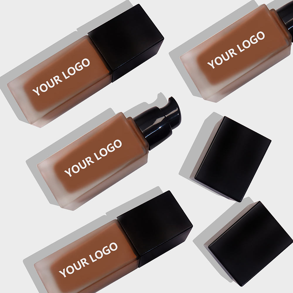 Full Coverage Matte Liquid Foundation Long Lasting Oil Control Waterproof Foundation For All Skin Types
