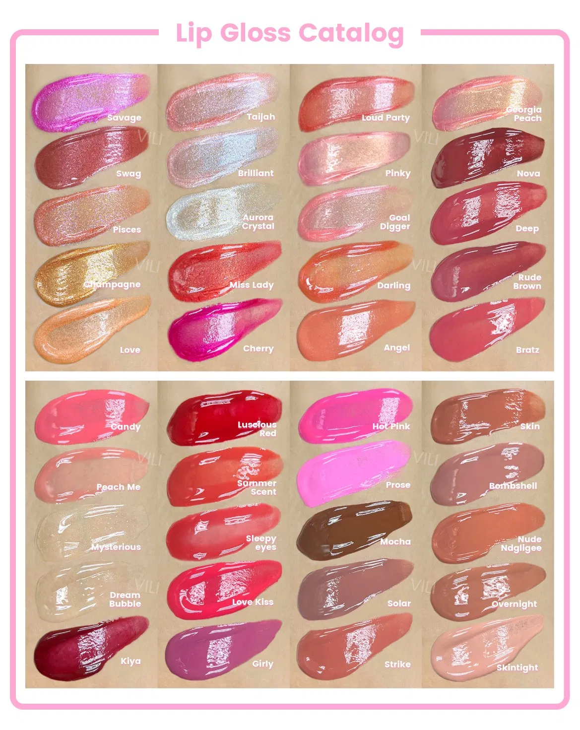 Hot Lipgloss Tinted Private Label Cosmetics with GMPC