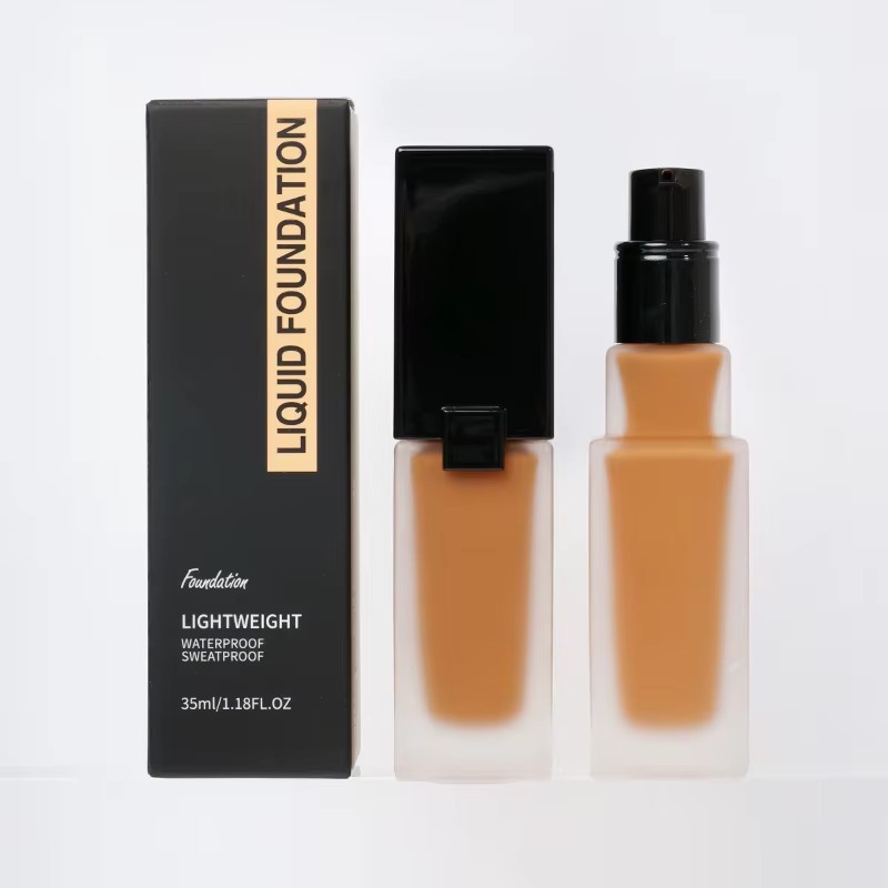 Customize Your Own Face Matte Liquid Foundation Waterproof 24H Long Wear Full Coverage for All Skin Makeup Liquid Foundation