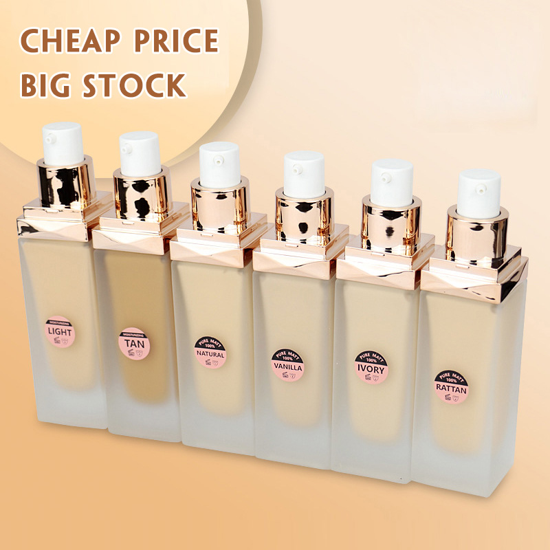 2024 High Quality 30ml Cosmetics Face Base Foundation Pure Matt 100% Moisturizing and Refreshing Liquid Custom Makeup Foundation