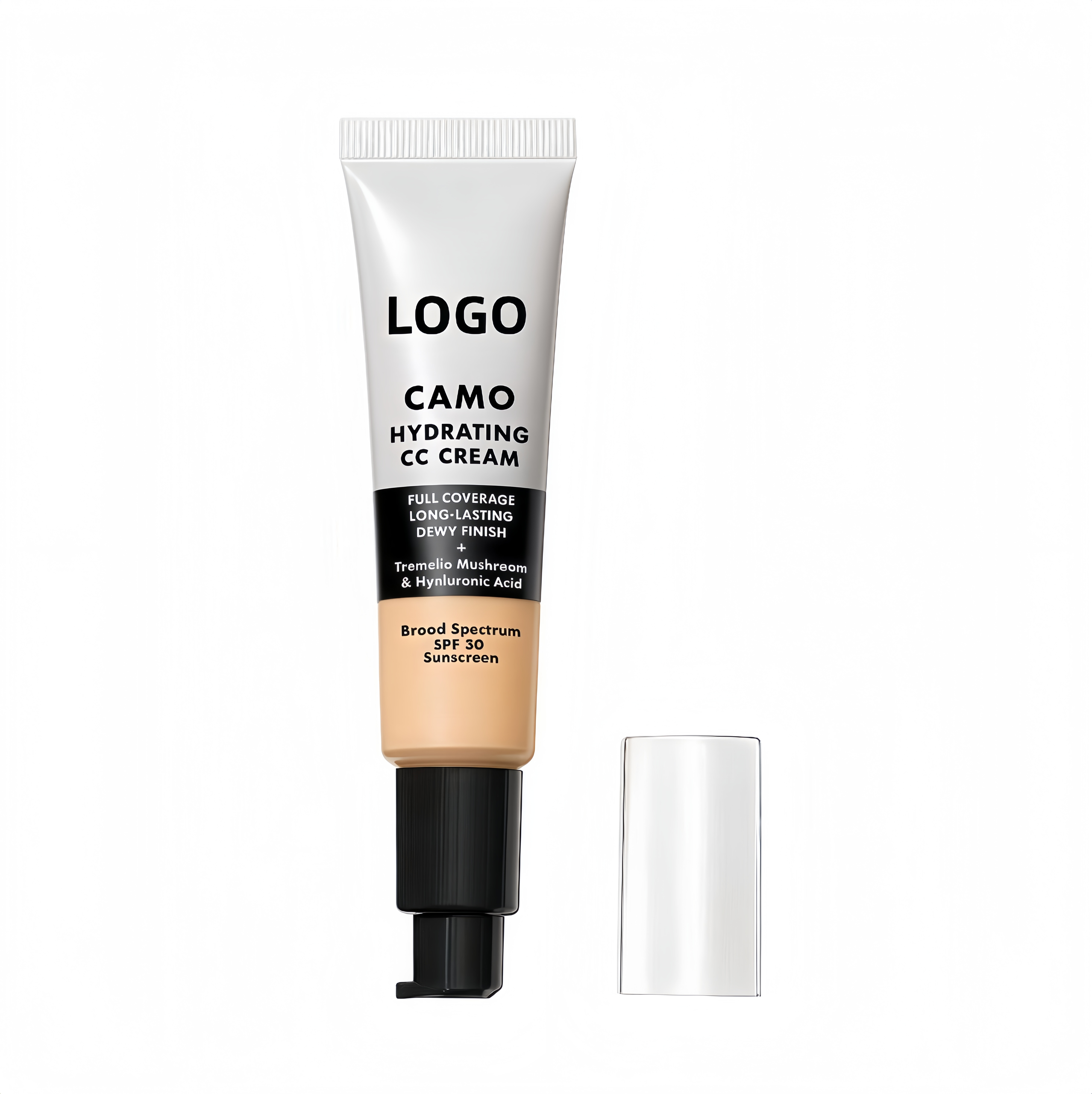 Support Custom Cruelty-Free Fair 120W SPF 30 Vegan Mineral Ingredient Full Coverage Foundation with Dewy Finish CC Cream