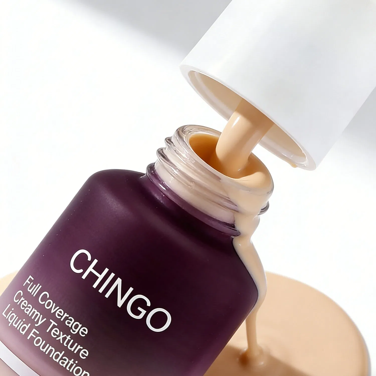 Lightweight Sheer Liquid Foundation Creates Natural Effortless Flawless Skin